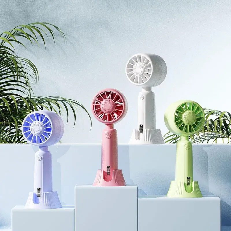Ventilador de mano con soporte
