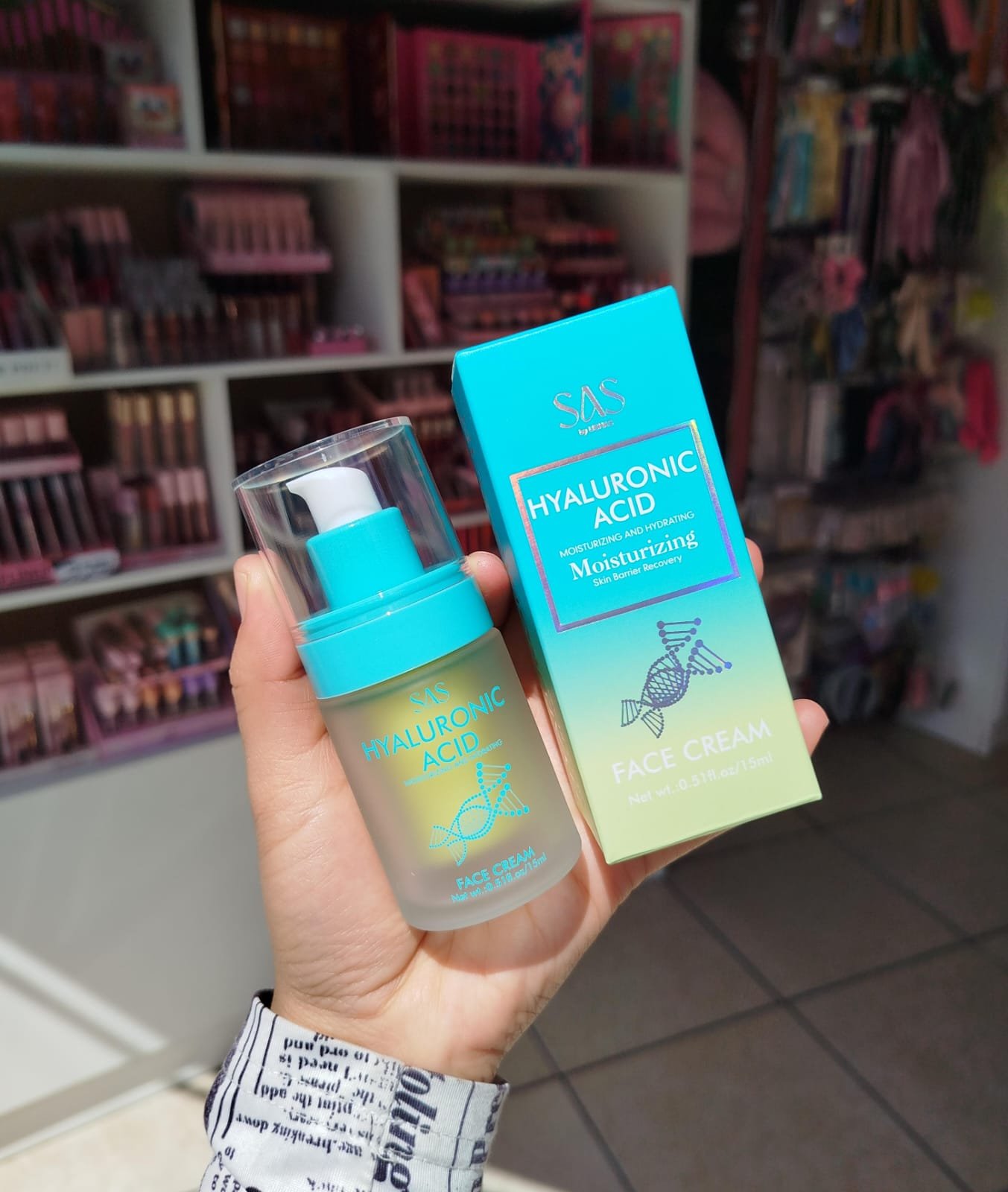 FACE CREAM SAS HYALURONIC - Maquillaje