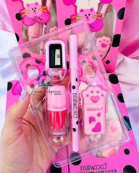 KIT LABIALES GATITOS - Maquillaje