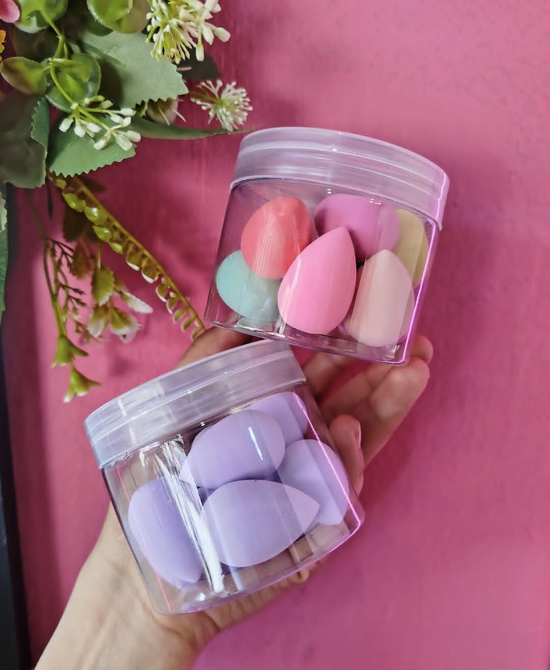 Beauty blender minis botes de colores