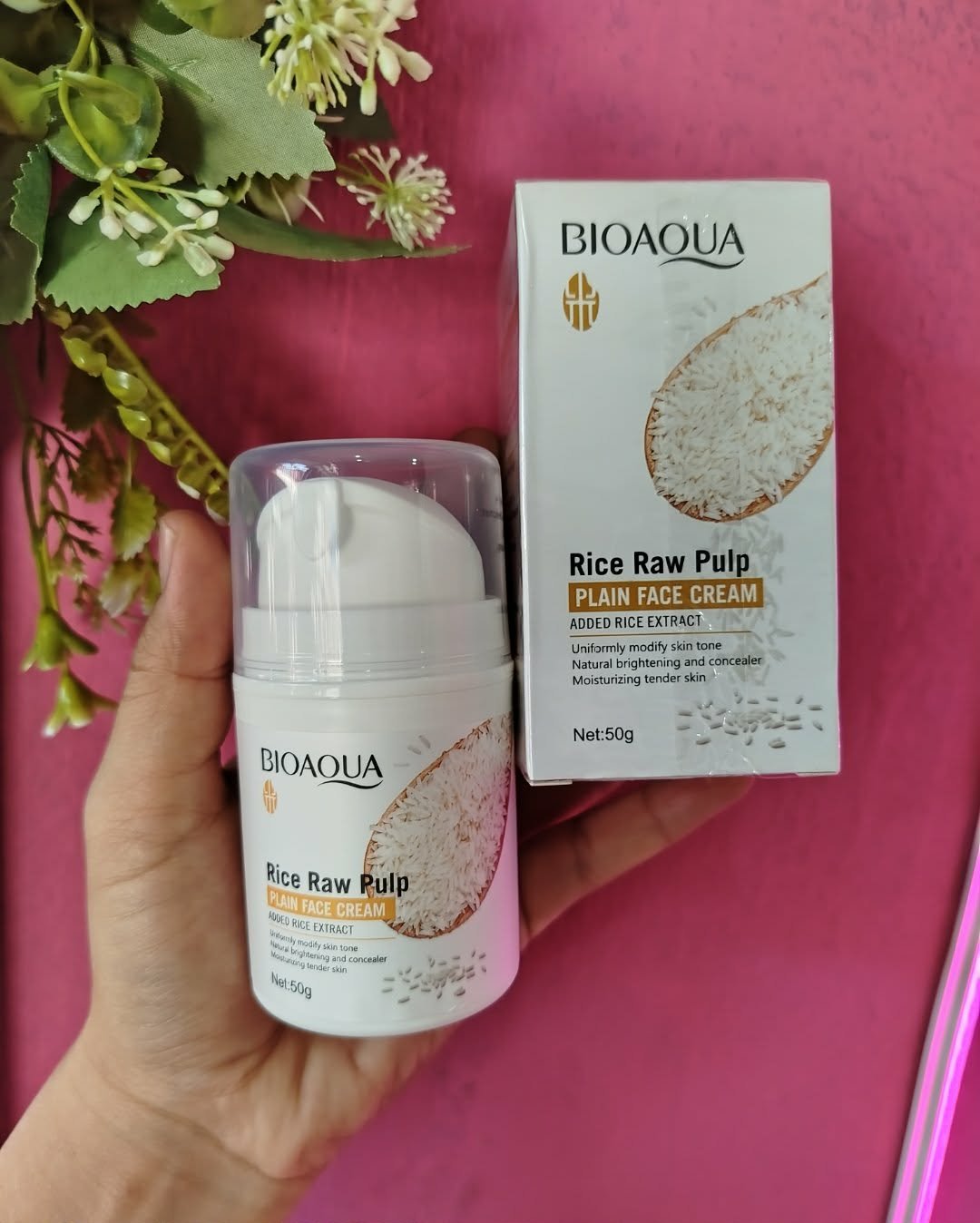 rice raw pulp cream - Maquillaje