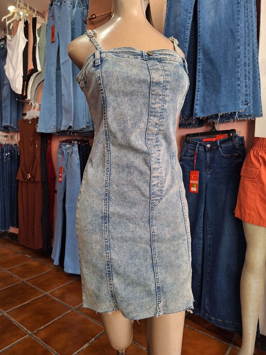 vestido mezclilla clara - Ropa