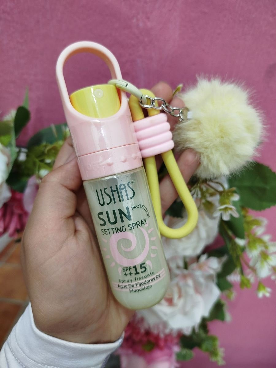 Fijador de maquillaje ushas con llavero - Rostro