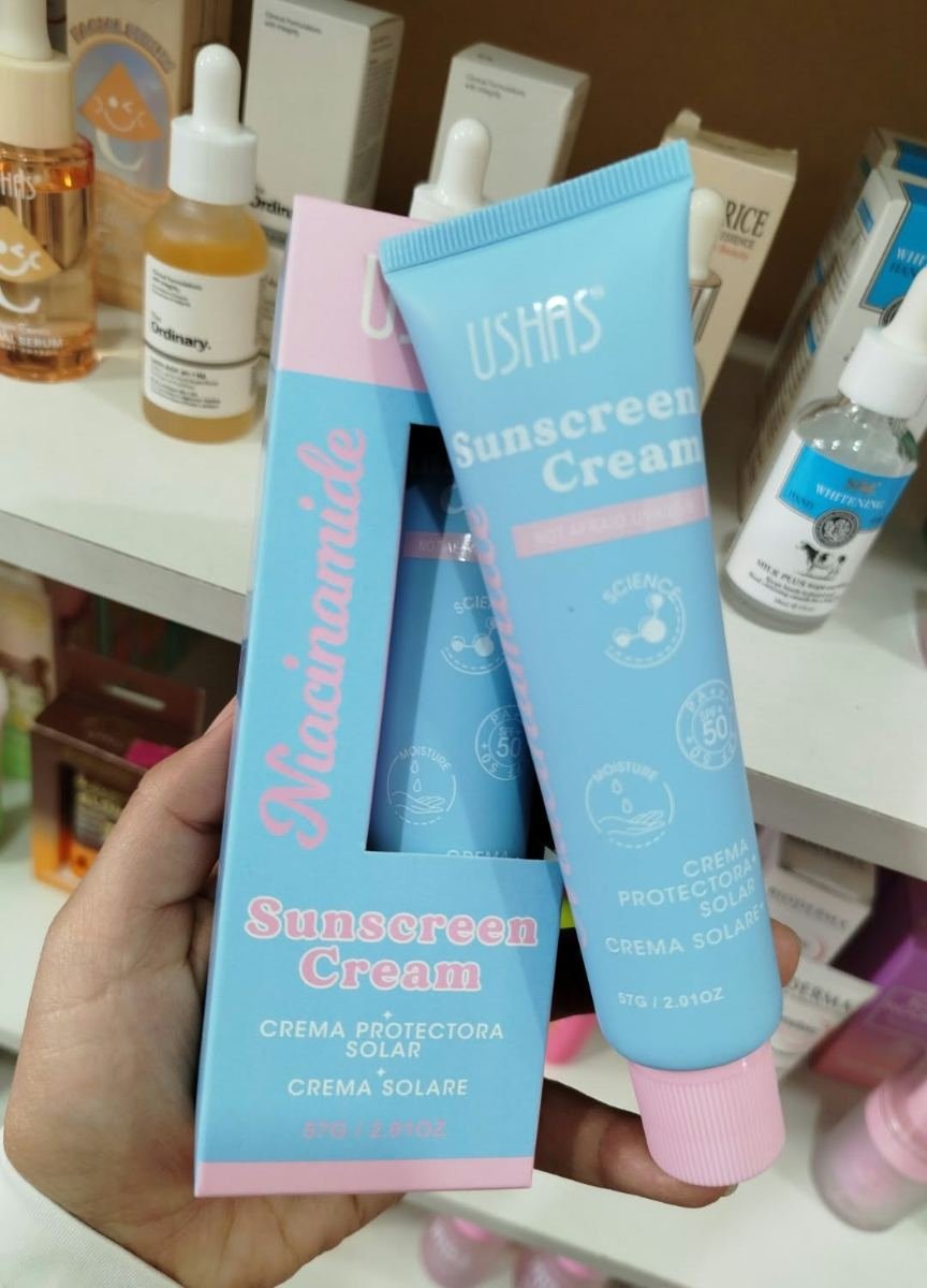 Crema solare niacinamide USHAS - Maquillaje