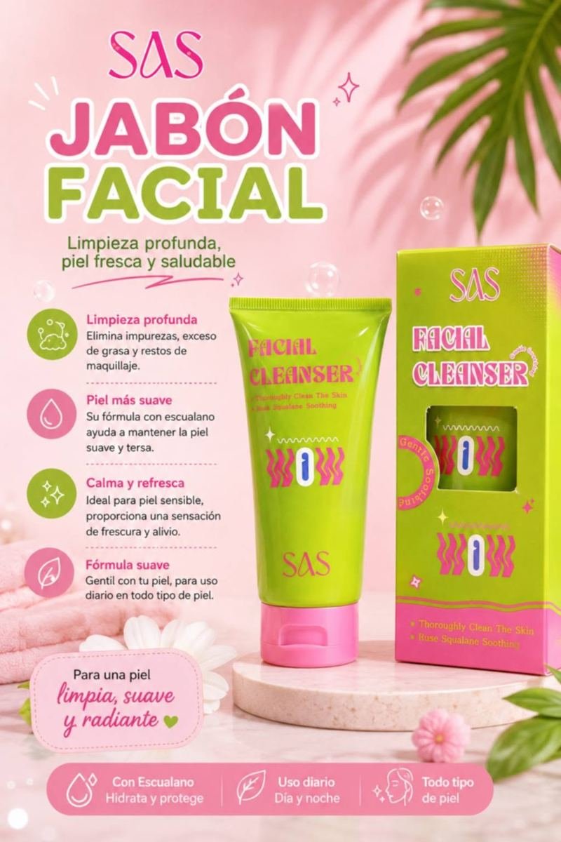 Facial cleanser SAS - Maquillaje