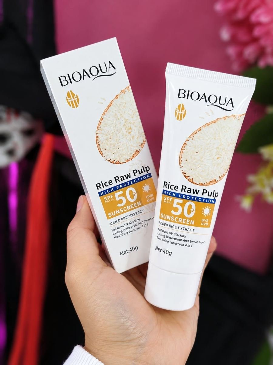 Protector solar bioaqua de arroz - Skincare