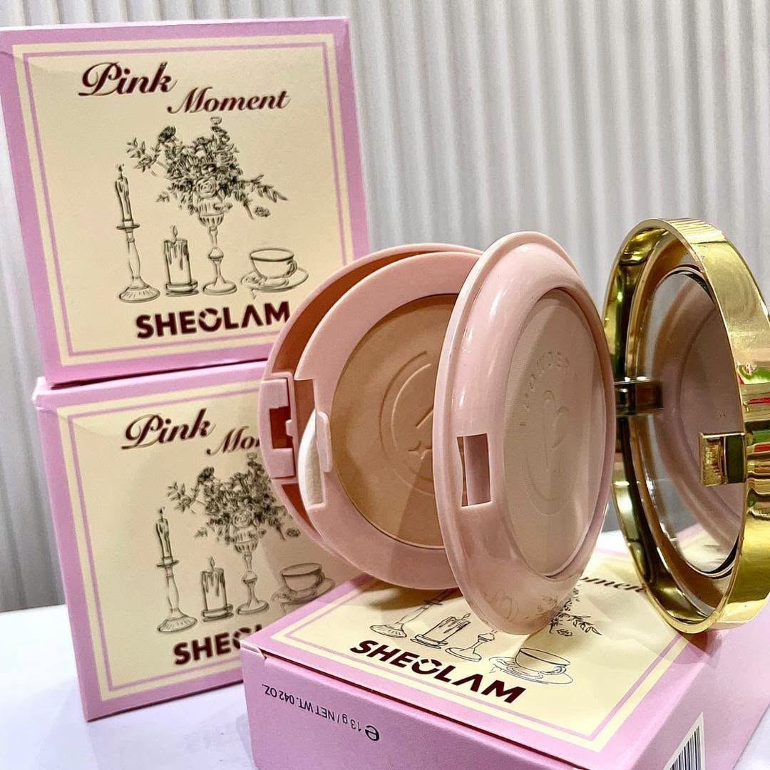 Polvos de sheglam verde y rosa compacto - Maquillaje
